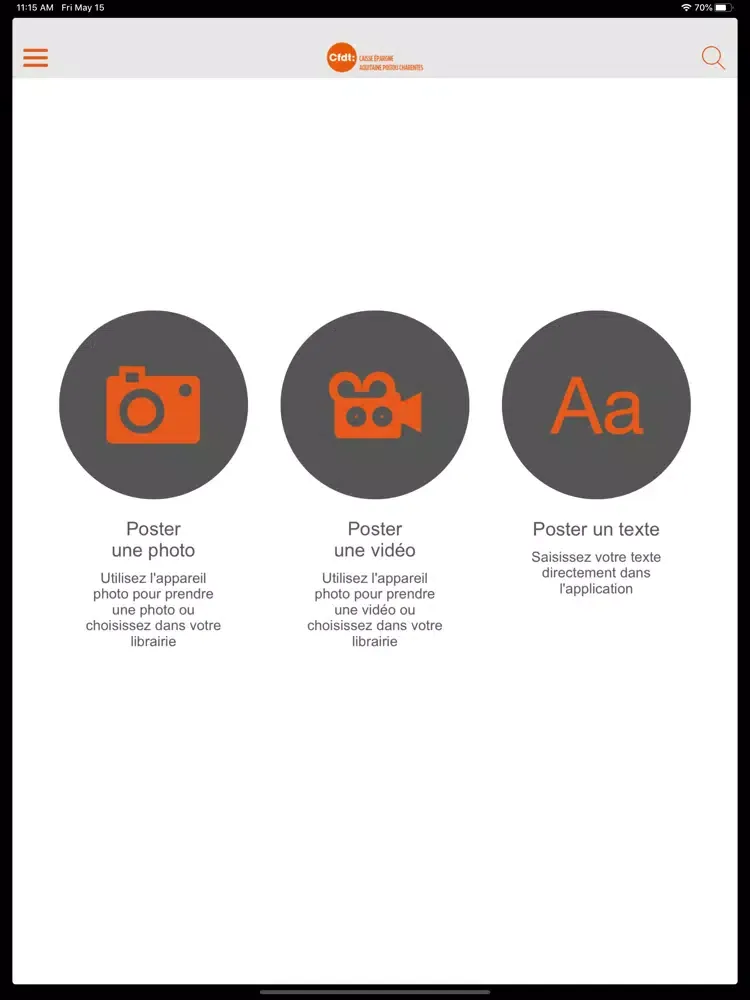 تصاویر CFDT CEAPC iPad 