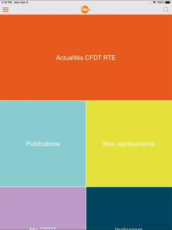 تصاویر CFDT RTE iPad 