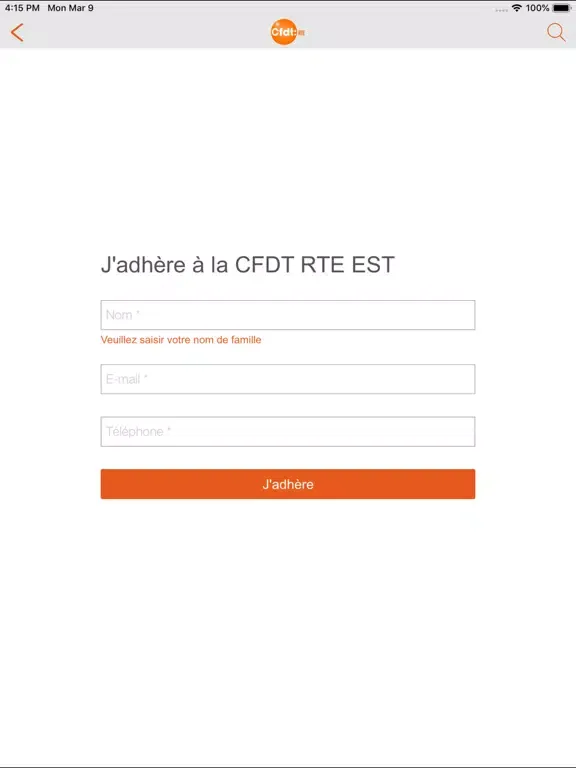 تصاویر CFDT RTE iPad 