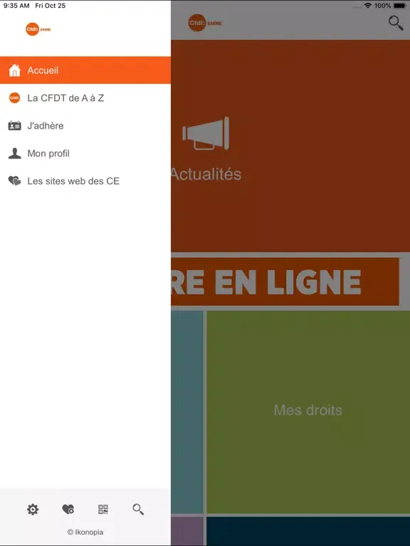 Capturas de pantalla de CFDT SAEME iPad 
