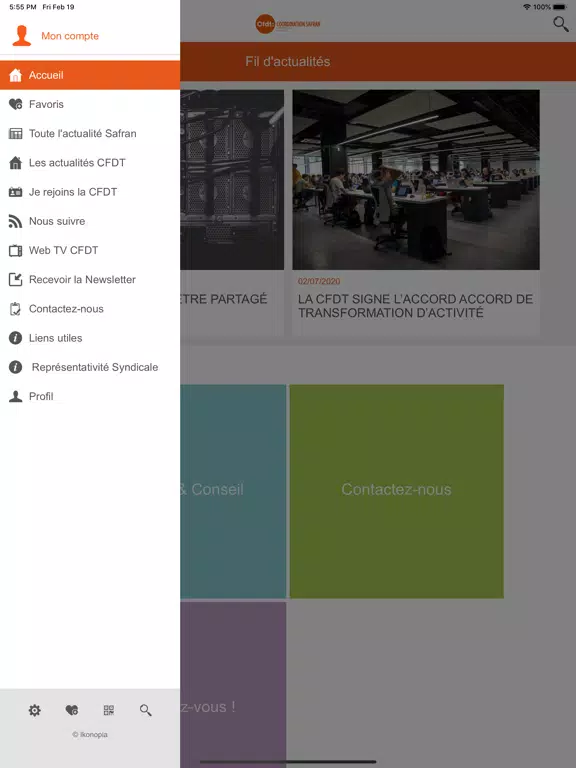 CFDT Safran iPad 應用截圖