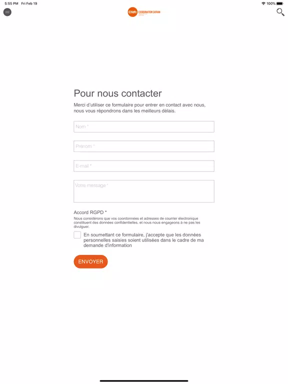 CFDT Safran iPad 應用截圖