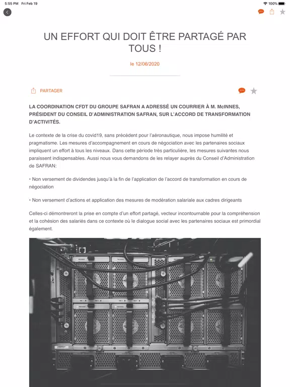 CFDT Safran iPad 應用截圖