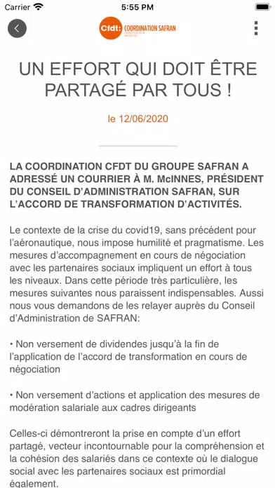 CFDT Safran應用截圖