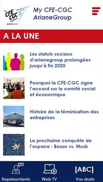 My cfe-cgc ArianeGroup应用截图