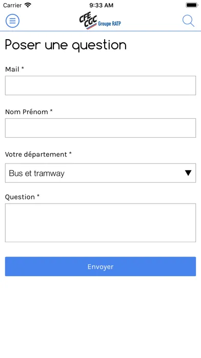 CFE-CGC Groupe RATP スクリーンショット