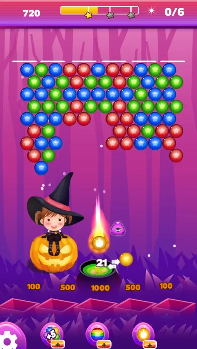 Captures d'écran de Bubble Shooter: Dark Halloween