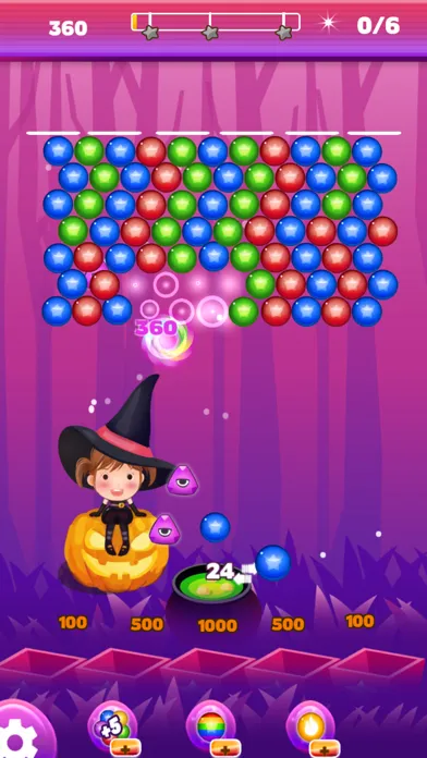 Captures d'écran de Bubble Shooter: Dark Halloween