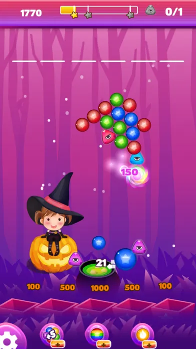 Captures d'écran de Bubble Shooter: Dark Halloween