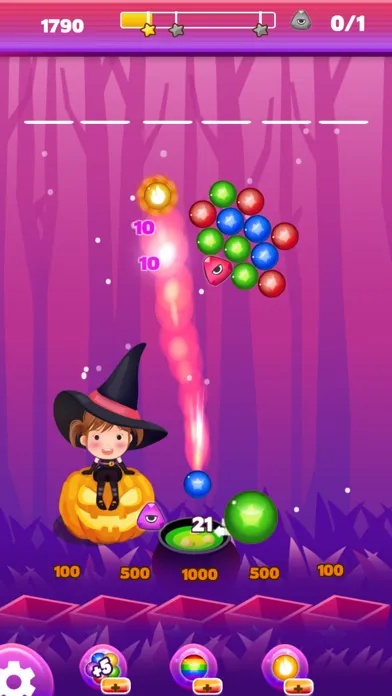 Captures d'écran de Bubble Shooter: Dark Halloween