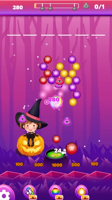 Captures d'écran de Bubble Shooter: Dark Halloween