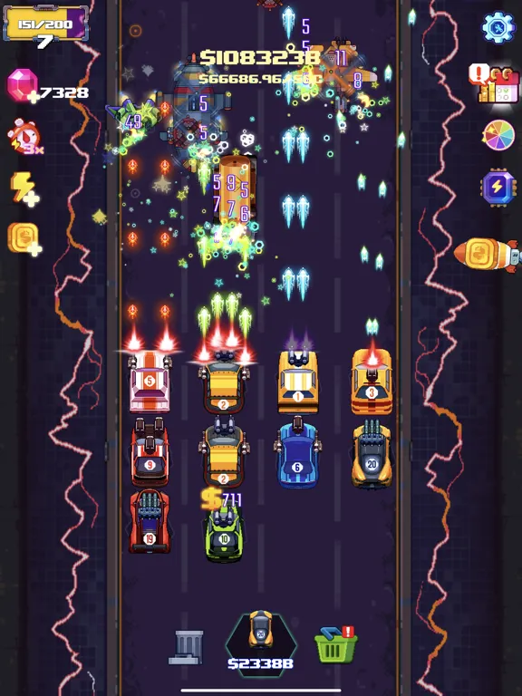 Zrzuty ekranu PixelCar: Idle Defense iPad 