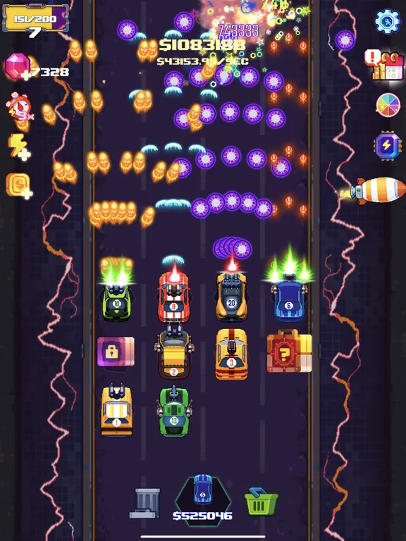 Zrzuty ekranu PixelCar: Idle Defense iPad 