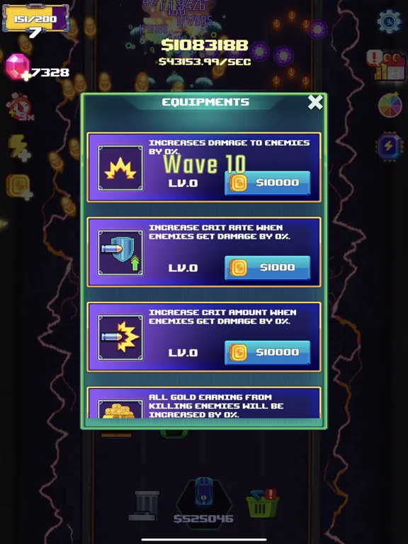 Zrzuty ekranu PixelCar: Idle Defense iPad 