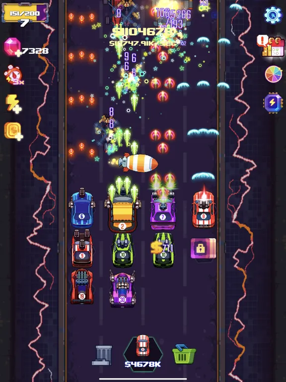 Zrzuty ekranu PixelCar: Idle Defense iPad 