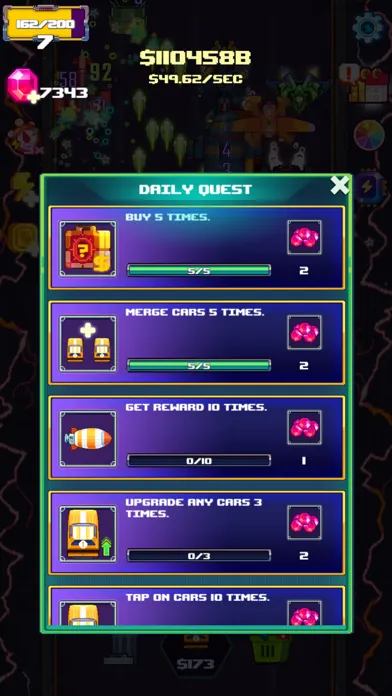 Zrzuty ekranu PixelCar: Idle Defense