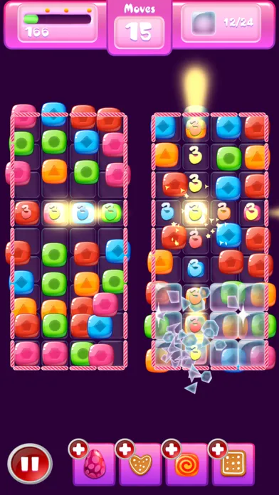 Screenshot di Mega Candy: A Match-3 game