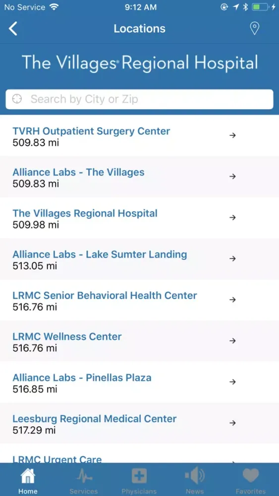 The Villages Regional Hospital স্ক্রিনশট
