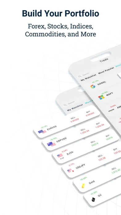 Скриншоты CFI Trading App