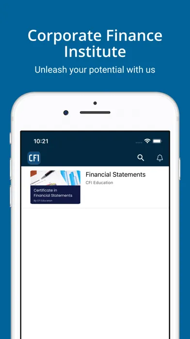 ภาพหน้าจอของ Corporate Finance Institute