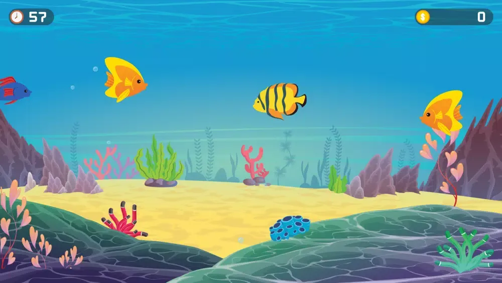 Tangkapan skrin Catch Fish In The Seabed