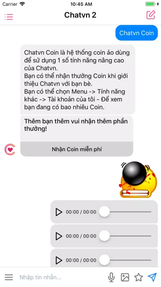 Chatvn - Chat với người lạ Screenshots