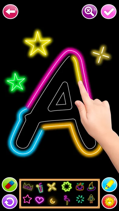 Learn to Draw Glow Cartoon Screenshots