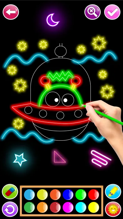 Learn to Draw Glow Cartoon Screenshots