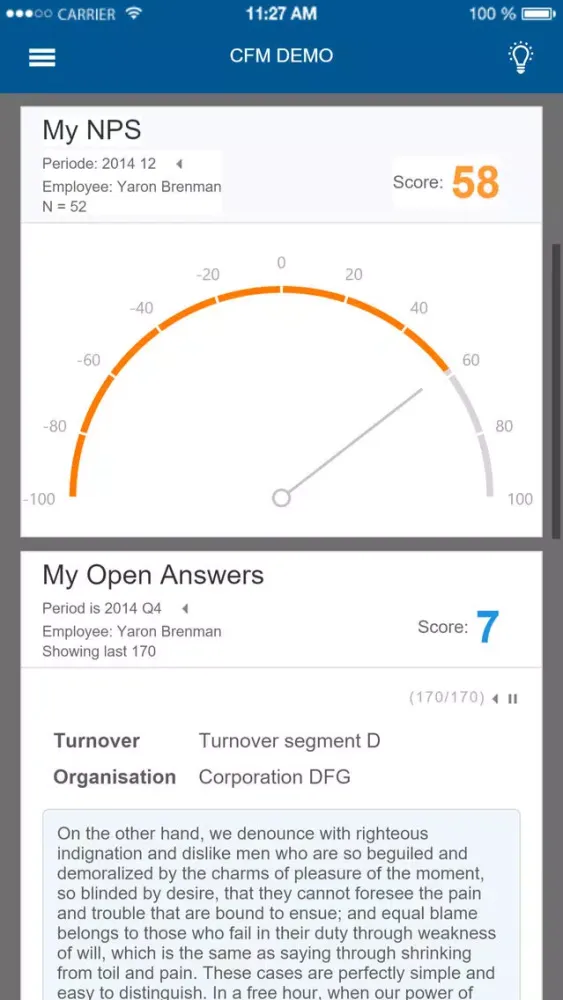 Customer Feedback Monitor應用截圖