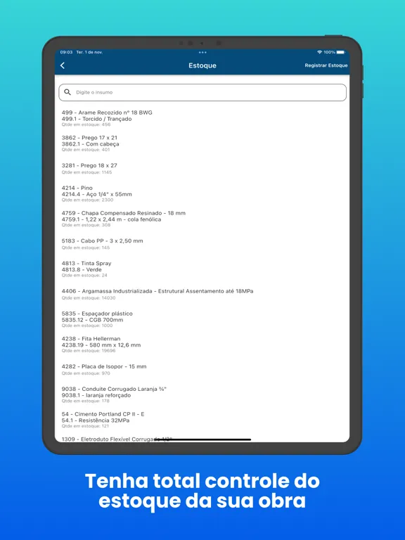 CF Obras iPad  Screenshots