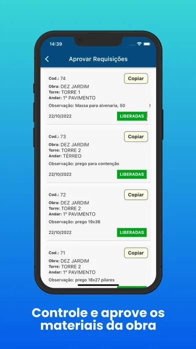 CF Obras Screenshots