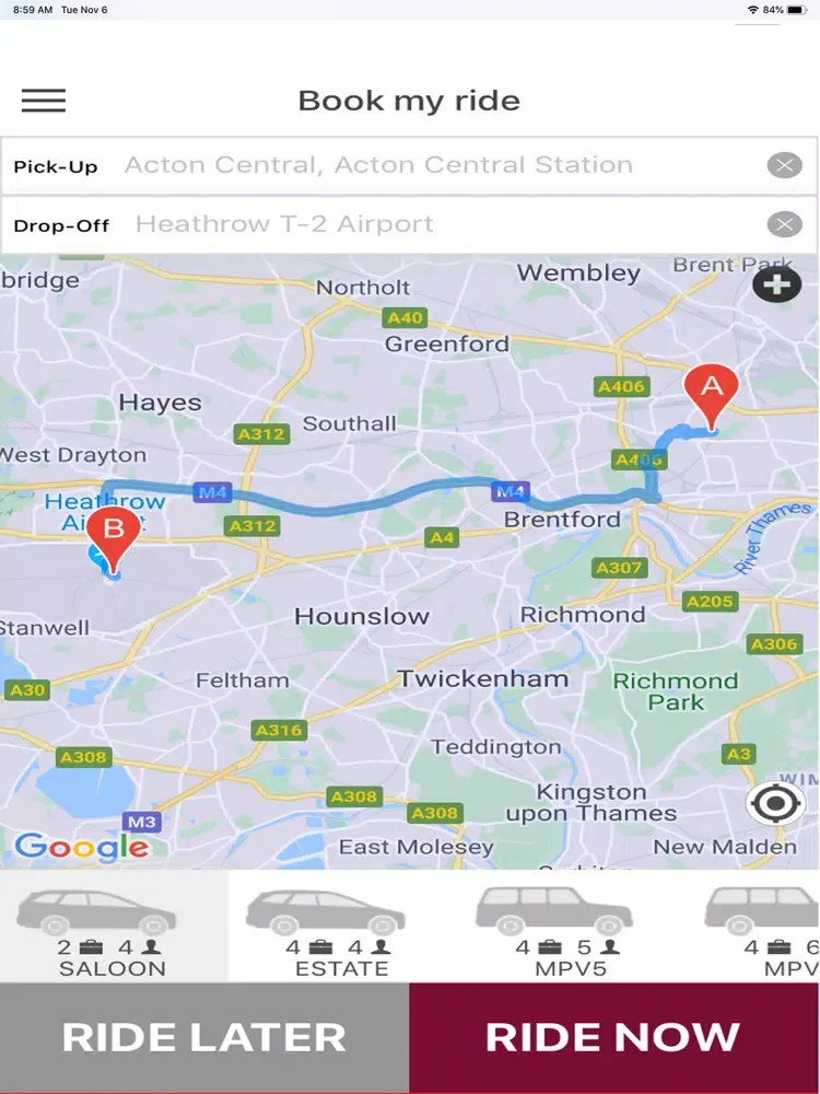 Jet Airport Cars iPad  Screenshots