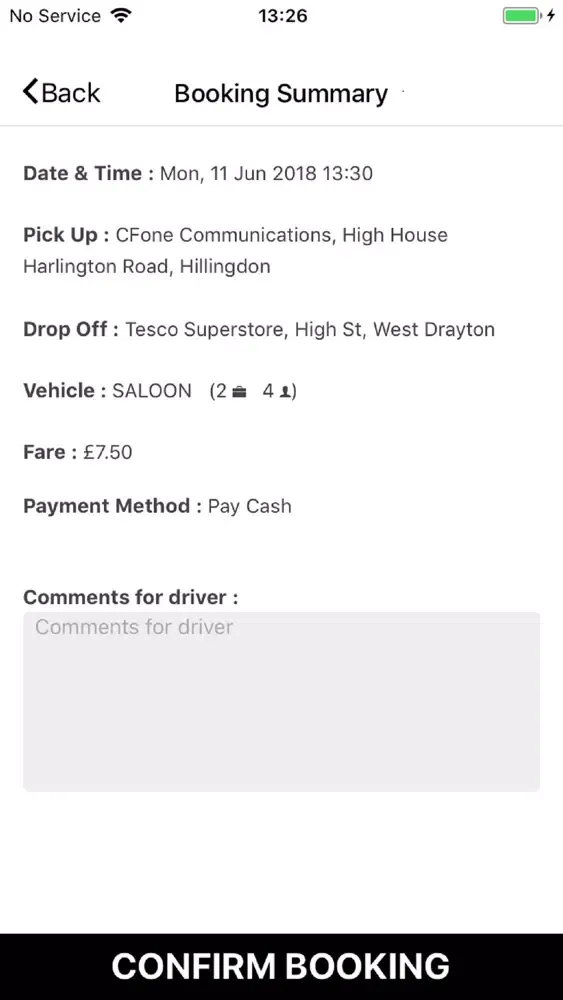 Captures d'écran de Sovereign Taxi