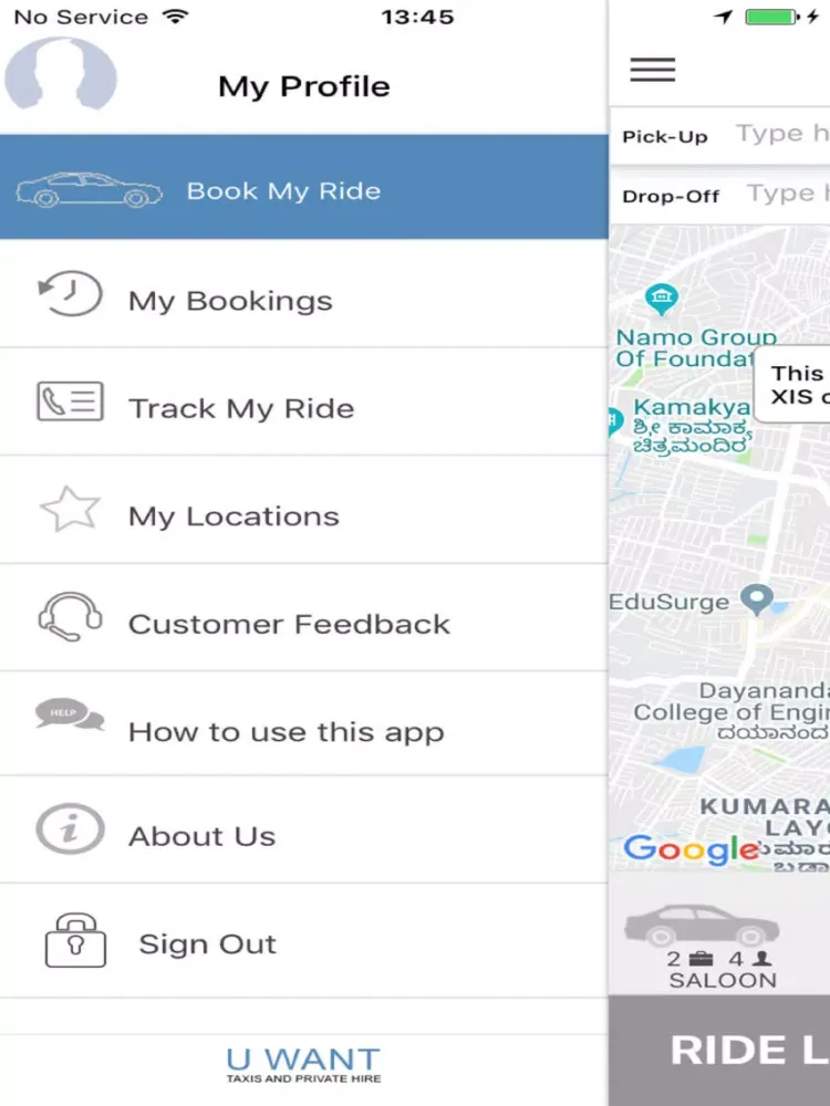 Скриншоты U WANT TAXIS iPad 