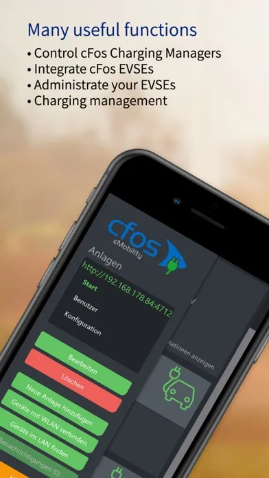 Tangkapan skrin cFos Charging Manager