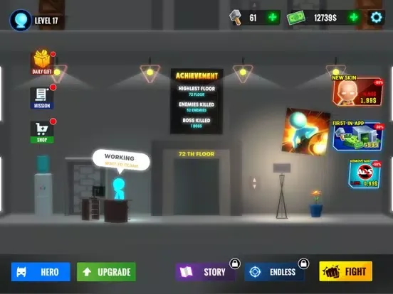 Boss Stickman iPad  Screenshots