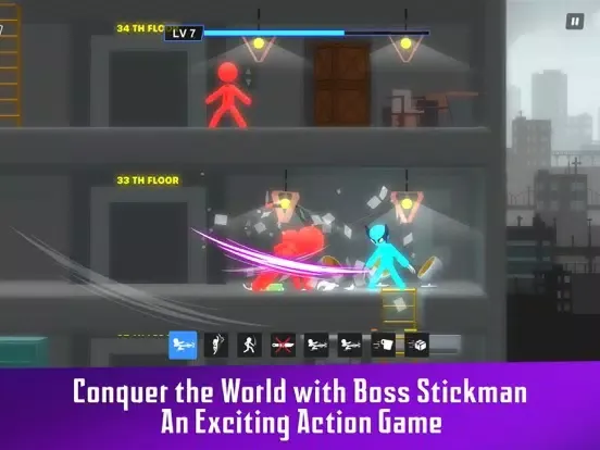 Boss Stickman iPad  Screenshots