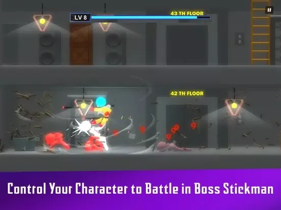 Boss Stickman iPad  Screenshots