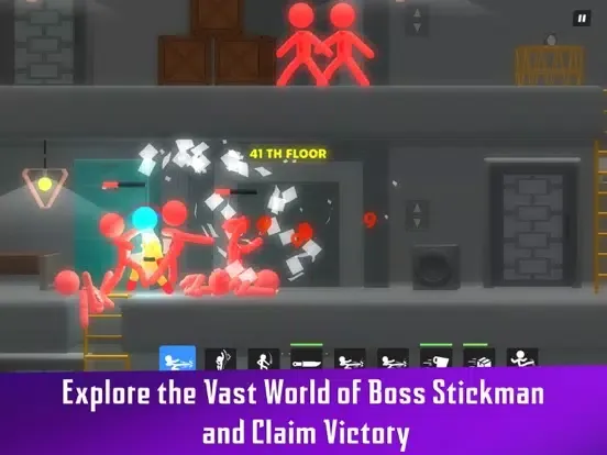 Boss Stickman iPad  Screenshots
