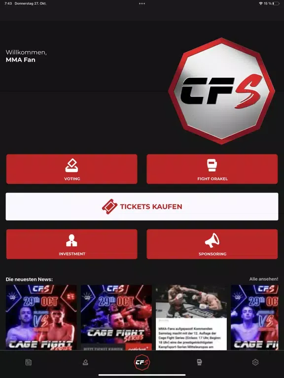 تصاویر Cage Fight Series iPad 