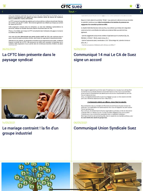 CFTC SUEZ iPad  Screenshots