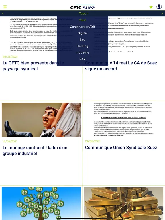 CFTC SUEZ iPad  Screenshots