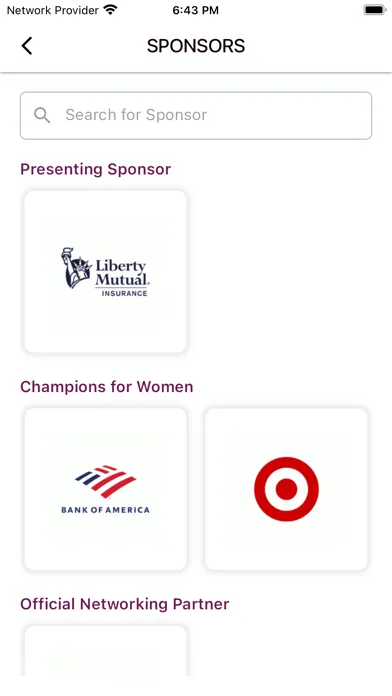 Capturas de tela do The Conferences for Women