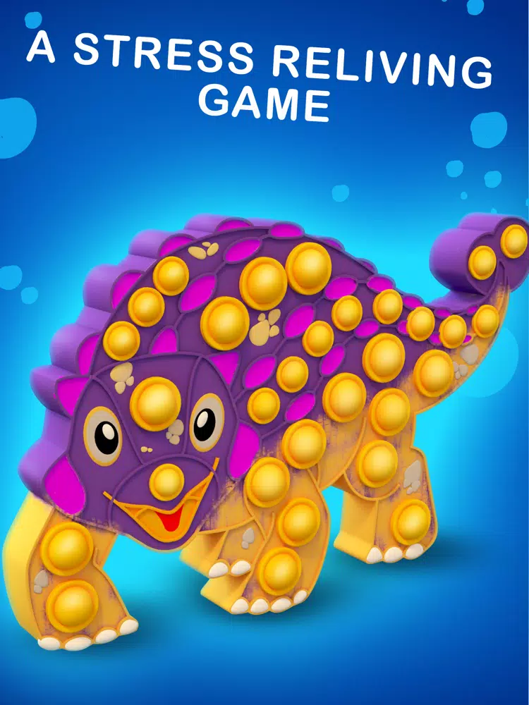 pop it - Fidget Dino 3D popper iPad  スクリーンショット