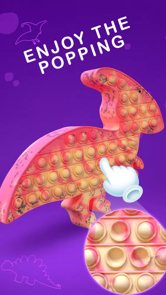 pop it - Fidget Dino 3D popper スクリーンショット