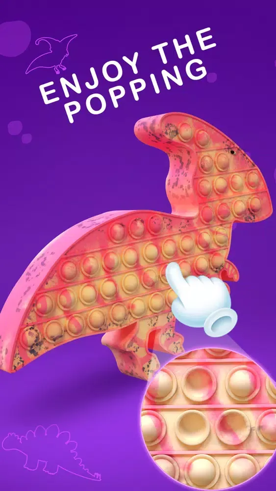 pop it - Fidget Dino 3D popper 스크린샷