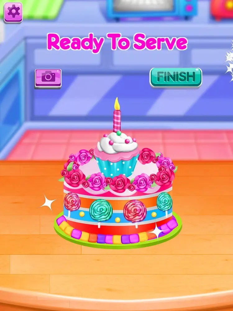 Tangkapan layar Bake Your Cake - Cake Decor iPad 