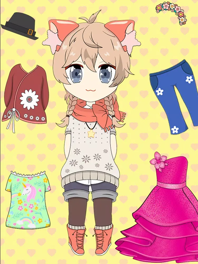 ภาพหน้าจอของ Chibi Doll Dresup : Avatar iPad 