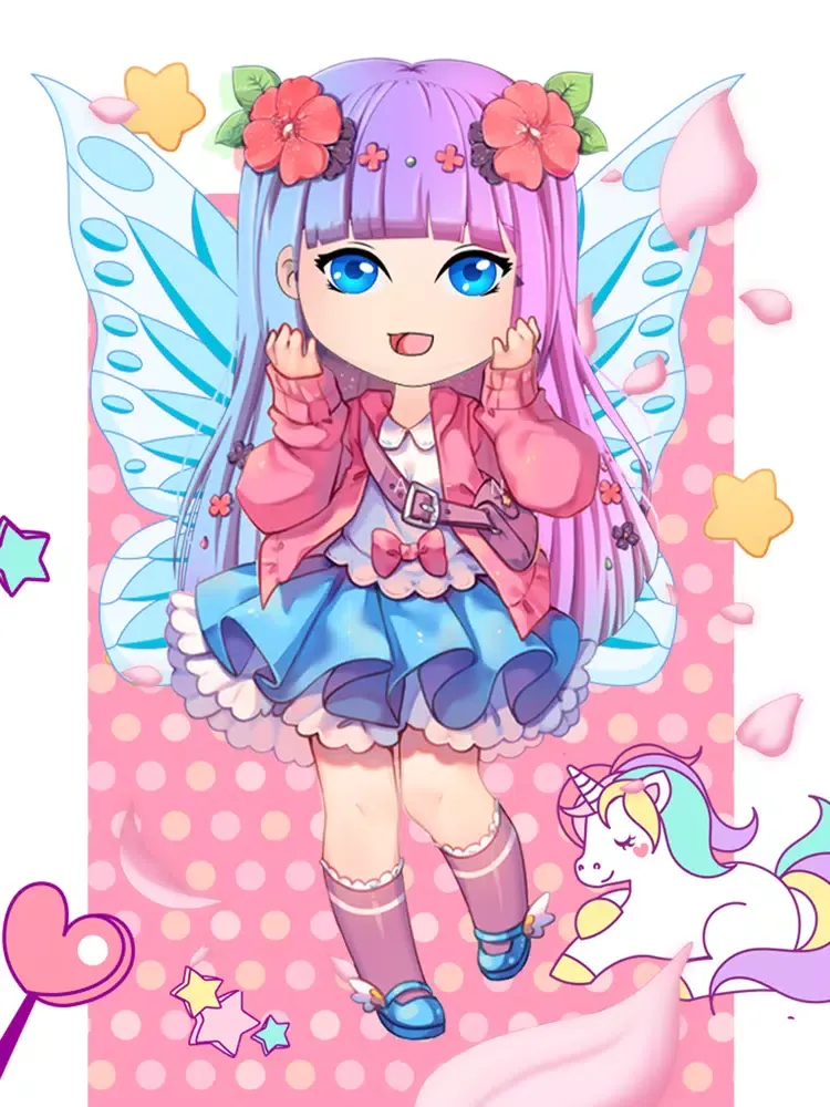 ภาพหน้าจอของ Chibi Doll Dresup : Avatar iPad 