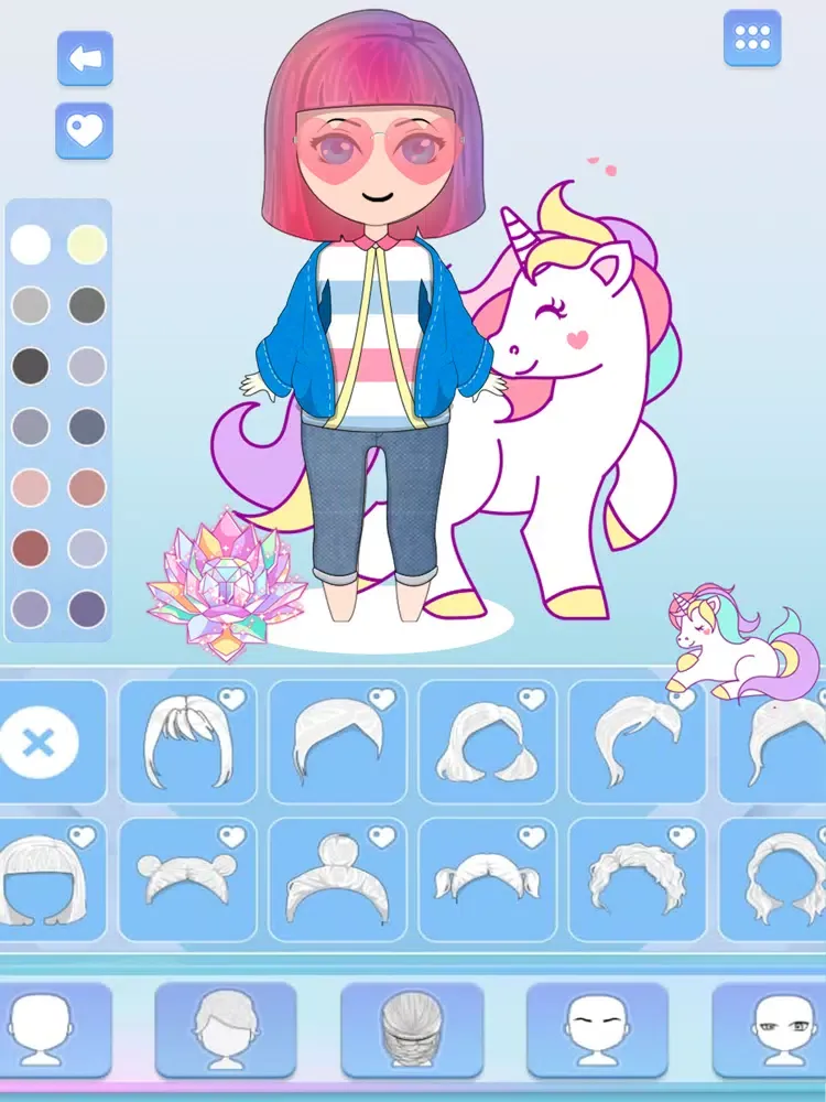 ภาพหน้าจอของ Chibi Doll Dresup : Avatar iPad 